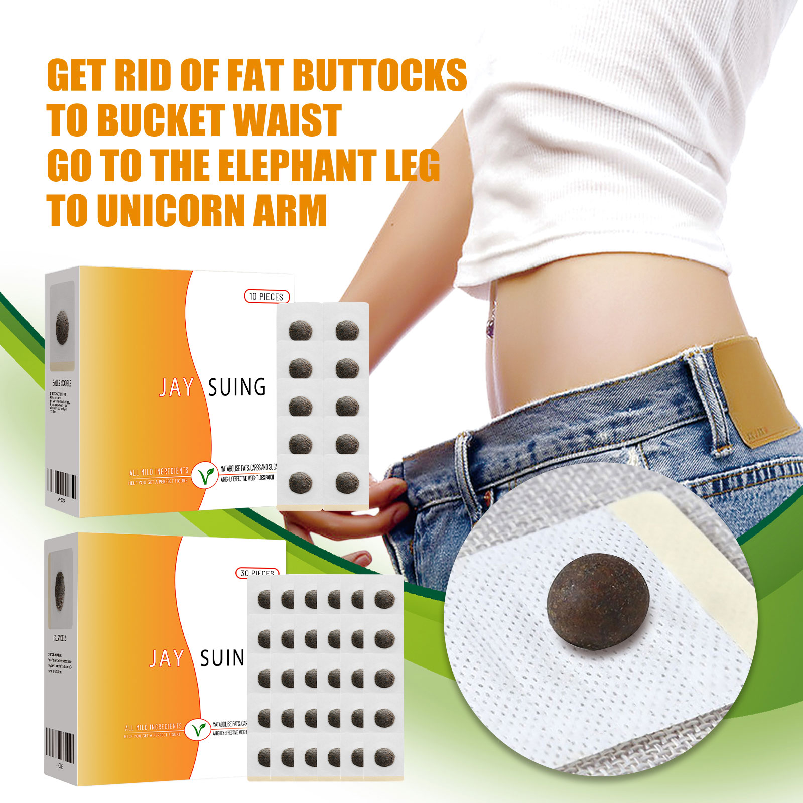 Herbal Weight - Kruiden Navel Afslanken Patch Natuurlijke Gewichtsverlies