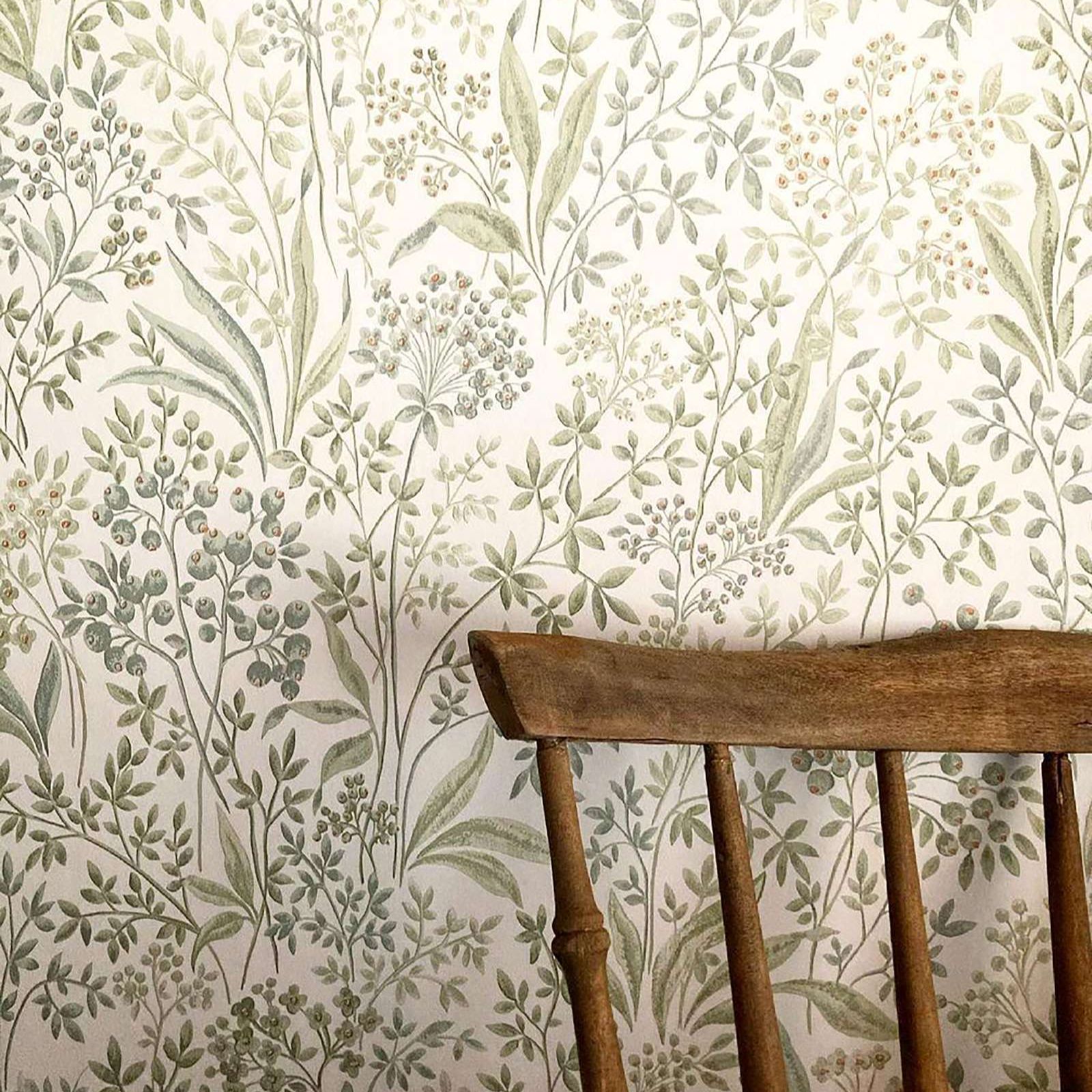 Aquarel Geschilderd Nocturne B - Herbal Wallpaper recensie en prijs