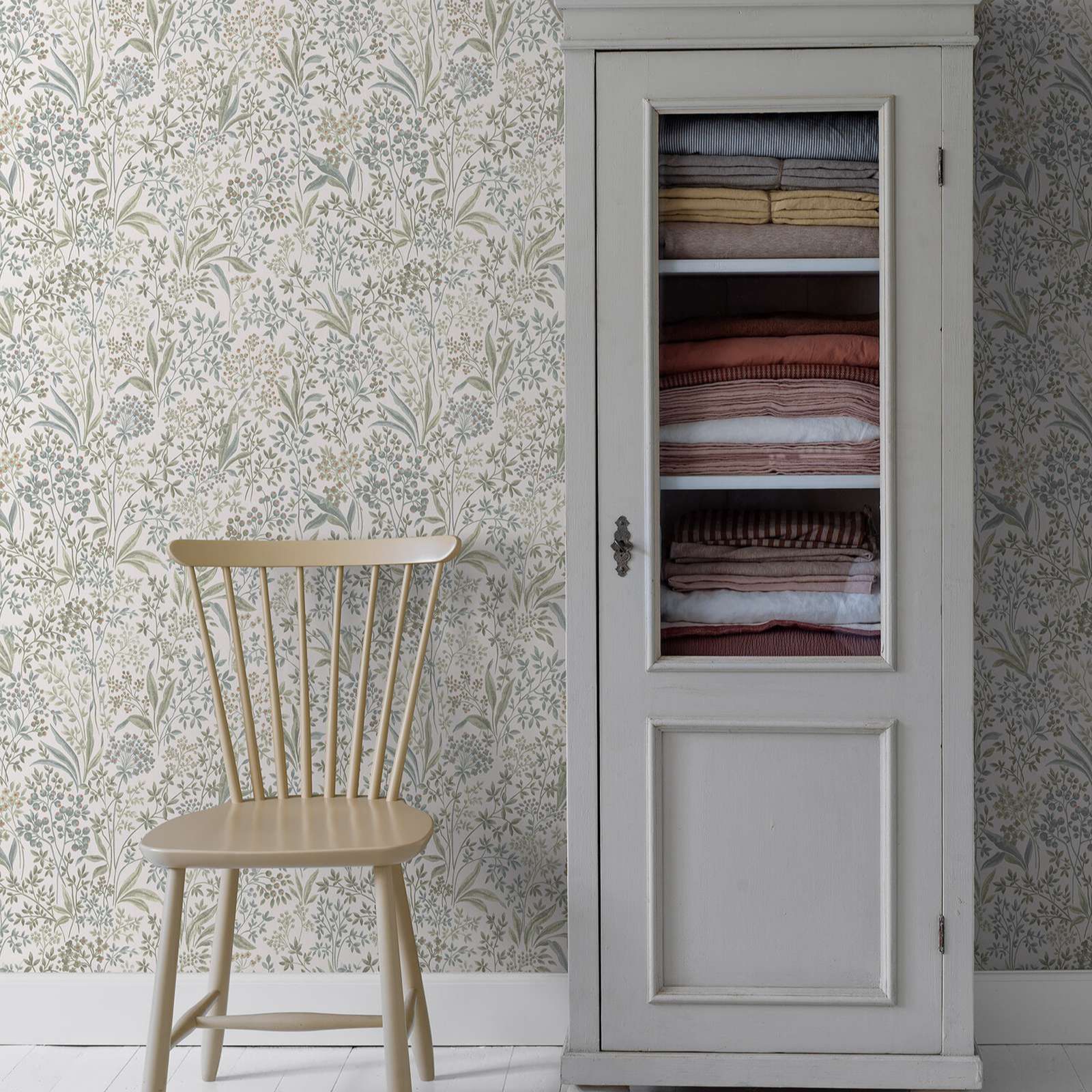 Aquarel Geschilderd Nocturne B - Herbal Wallpaper recensie en prijs