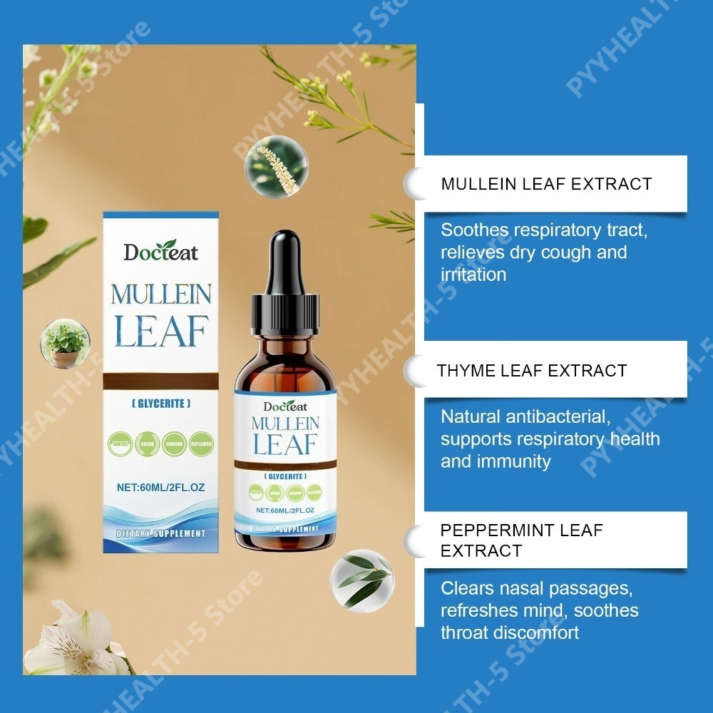 Docteat Mullein Blad Tinctuur  - Herbal Wellness Tincture recensie en prijs