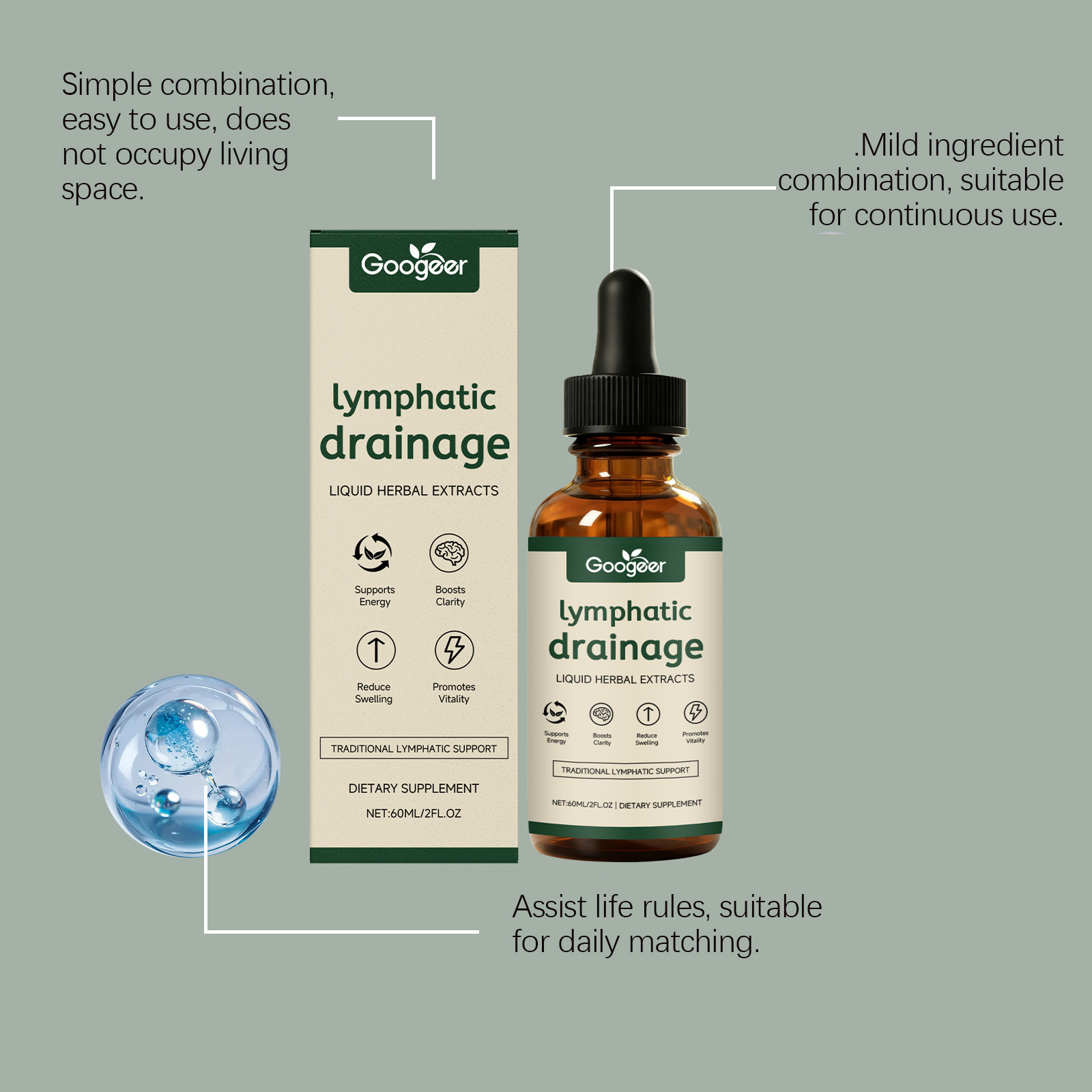 Lymfedrainage Druppels 11-in-1 - Herbal Weight recensie en prijs