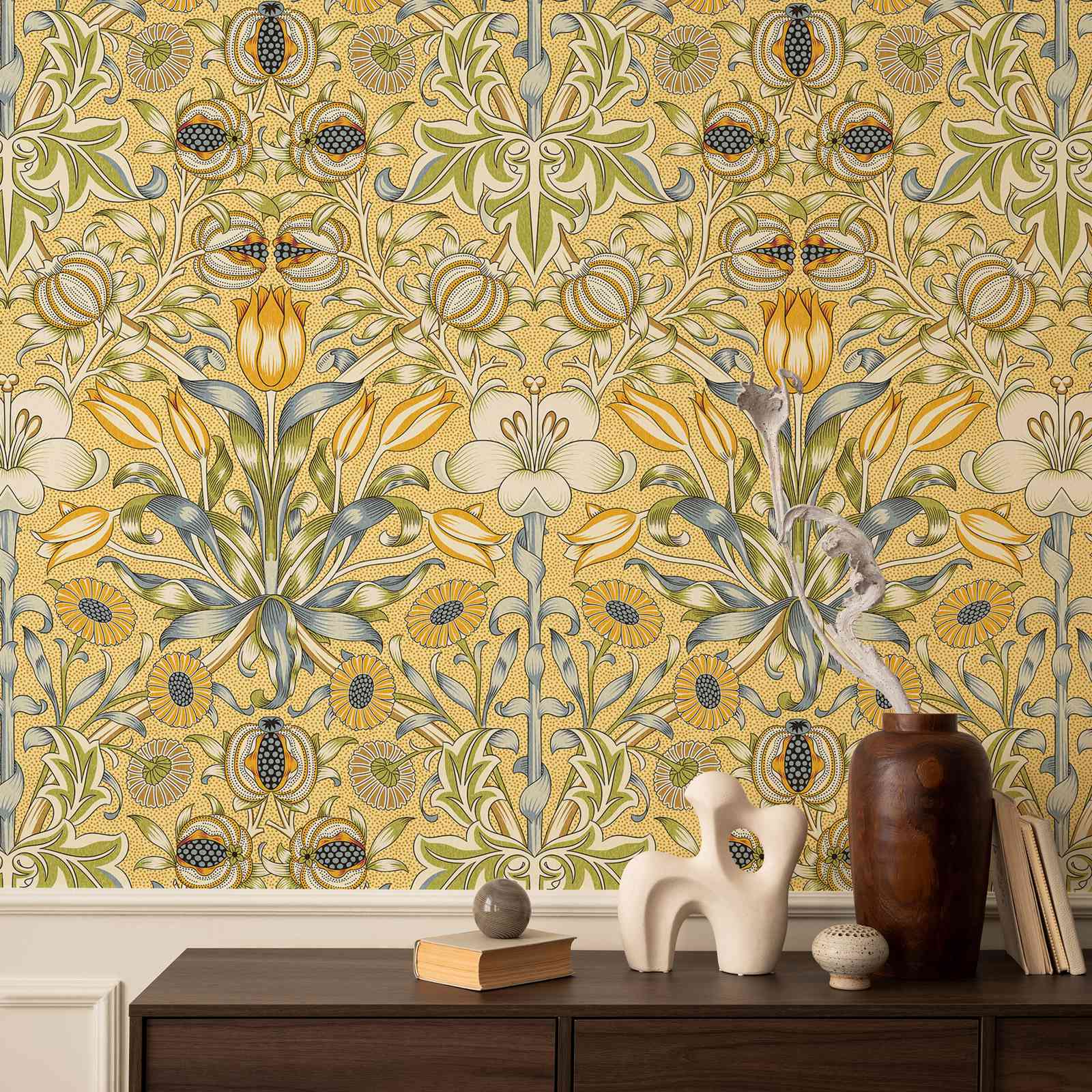Lily & Pomegranate Peel and St - Herbal Wallpaper recensie en prijs
