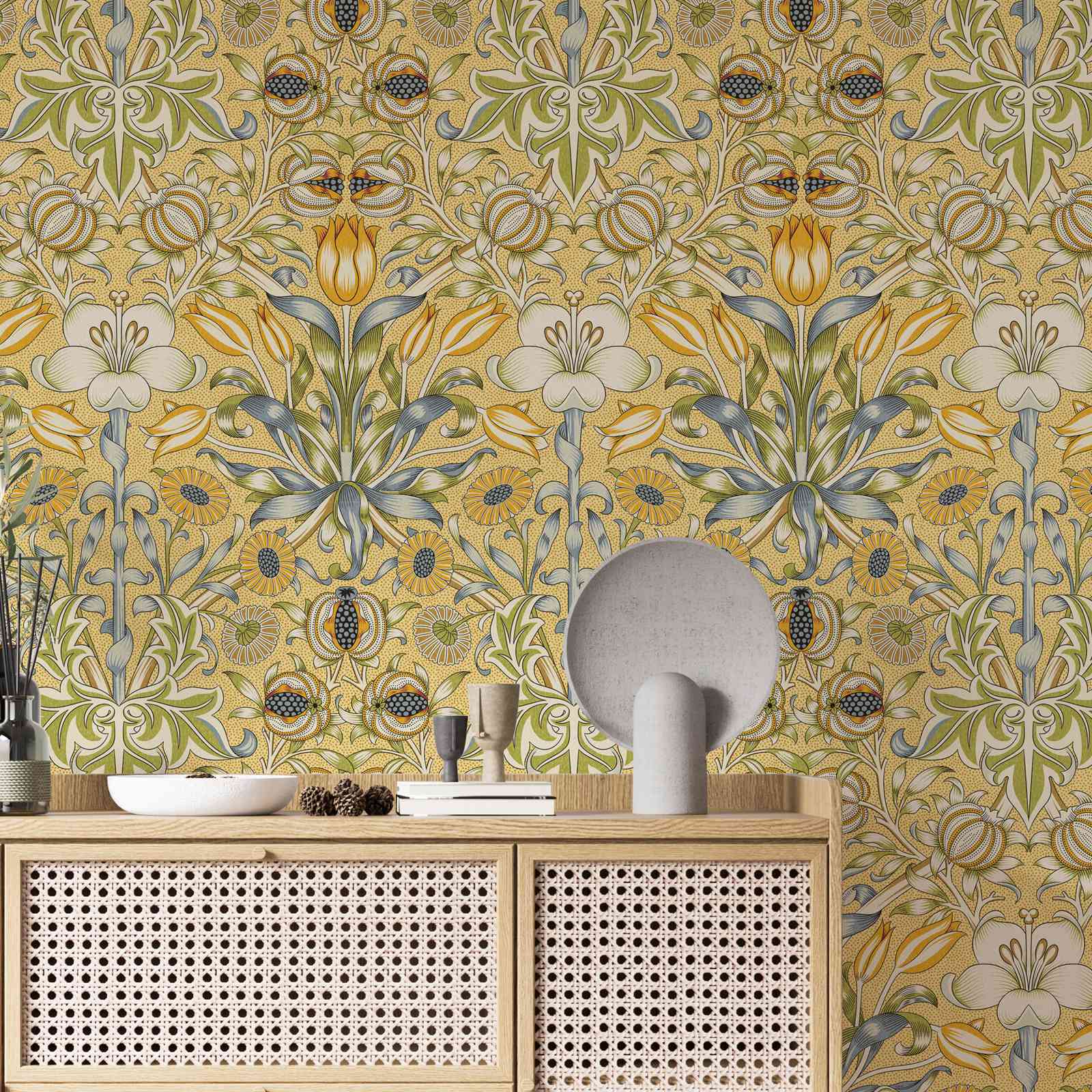 Lily & Pomegranate Peel and St - Herbal Wallpaper recensie en prijs