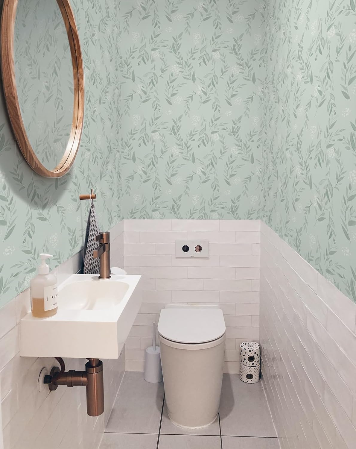 Saliegroen blad Peel and Stick - Herbal Wallpaper recensie en prijs